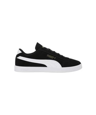 PUMA Club II Sneakers Zwart Wit Goud PUMA Club II Sneakers Zwart Wit Goud