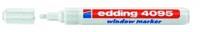 Edding Krijtmarker | wit | streepbreedte 2-3 mm ronde punt | 10 stuks - 4-4095049 - 4-4095049 Edding Krijtmarker | wit | streepbreedte 2-3 mm ronde punt | 10 stuks - 4-4095049 - 4-4095049