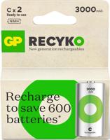 GP NiMH oplaadbare batterij C 3000mA blister(2) - 3311460 - thumbnail