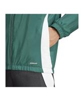 adidas Tiro 24 Windbreaker Donkergroen Wit - thumbnail