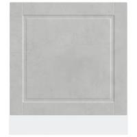 Vaatwaspaneel Porto 60x1,5x67 cm bewerkt hout betongrijs - thumbnail