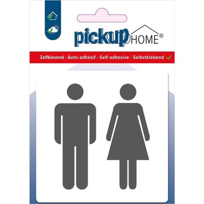Route Acryl Dames/Heren wit Sticker Pickup - Pickup