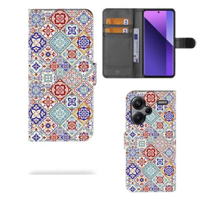 Xiaomi Redmi Note 13 Pro Plus | Bookcase | Tiles Color | Portemonnee hoesje