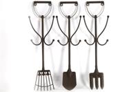 Kapstok tuingereedschap 15x5x47cm - thumbnail