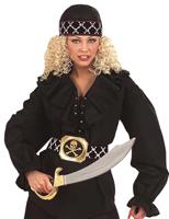 Party Blouse Paars 70's Groovy Dames - thumbnail