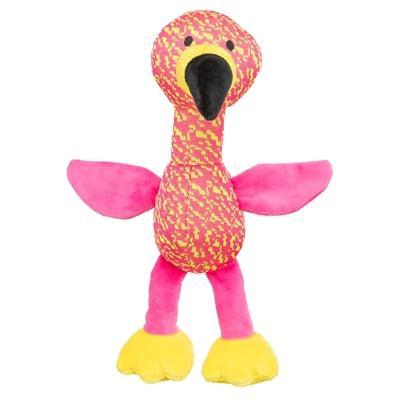 Trixie flamingo stof roze / geel Trixie flamingo stof roze / geel