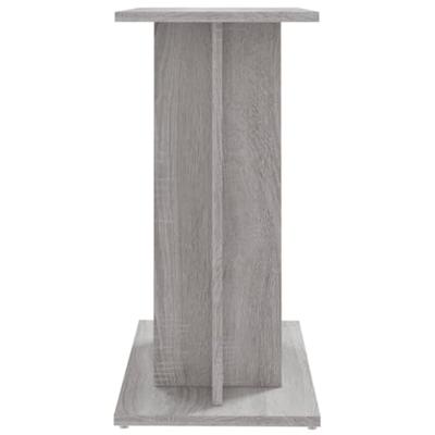 Aquariumstandaard 60x30x60 cm bewerkt hout grijs sonoma - thumbnail