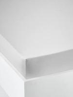 Effen hoeslaken kind Oeko-Tex® grijs - thumbnail