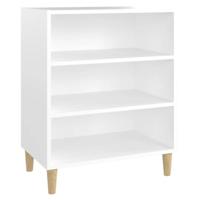 Dressoir 57x35x70 cm bewerkt hout wit - thumbnail