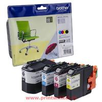 Brother inktcartridge, 2.400 pagina&apos;s, OEM LC-229XLVAL, 4 kleuren - thumbnail