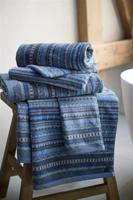 Pip Studio Pip Studio Geometric Print gastendoekje Donkerblauw 30x50 cm - thumbnail