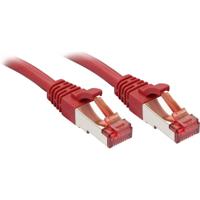 LINDY 47738 RJ45 Netwerkkabel, patchkabel CAT 6 S/FTP 10.00 m Rood Snagless 1 stuk(s) - thumbnail