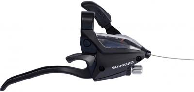 Versteller (rechts) met remhendel 8 speed Shimano ST-EF500-4 - 4 vingers - zwart Versteller (rechts) met remhendel 8 speed Shimano ST-EF500-4 - 4 vingers - zwart