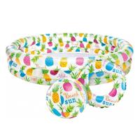 Intex fruitprint zwembad 132x28 Set - thumbnail