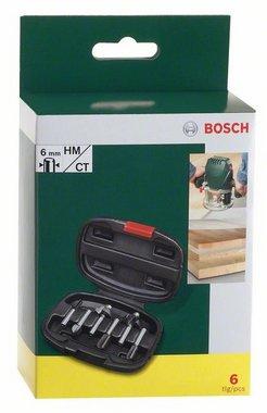 Bosch Accessoires Hardmetalen Freesset | 6 Delig | 6 mm schacht - 2607019464