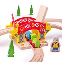 Bigjigs houten rails hefbrug - thumbnail