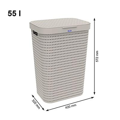 Rotho Wasmand 55 l country cappuccino - thumbnail