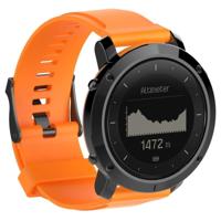 Silicone polsbandje voor vervanging voor SUUNTO Traverse (oranje) - thumbnail