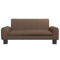 Hondenmand 70x45x30 cm stof bruin - thumbnail