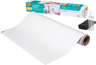 Post-It Flex Write whiteboardfolie op rol, ft 60,9 x 91,4 cm Post-It Flex Write whiteboardfolie op rol, ft 60,9 x 91,4 cm