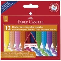 Faber Castell Waskrijt Jumbo Grip - doos 12 stuks - thumbnail