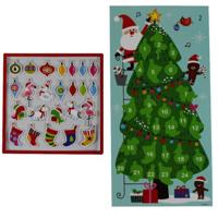 Adventkalender met stickers set van 25 | 24 stuks - thumbnail