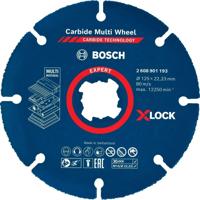 Bosch Accessories EXPERT Carbide Multi Wheel X-LOCK 2608901193 Doorslijpschijf recht 125 mm 1 stuk(s) - thumbnail