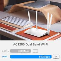 Cudy WR1300 draadloze router Gigabit Ethernet Dual-band (2.4 GHz / 5 GHz) Wit - thumbnail