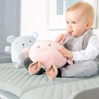 Verschoonmat - ROBA - Konijnengezicht - 85 x 75 cm - Matgroen - thumbnail