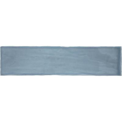 Wandtegel Colonial Sky Glans 7.5x30 cm Glans Licht Blauw Jabo Wandtegel Colonial Sky Glans 7.5x30 cm Glans Licht Blauw Jabo