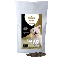 Max Puppy zalm/rijst geperst - thumbnail