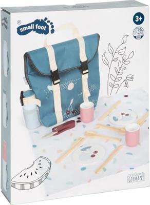 Small Foot - rugzak met houten picknick tasty speelset, 14dlg.