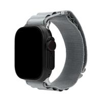 Mobilize Nylon Watch Band - Alpine - Titanium Connector - for Apple 38/40/41mm - Light Grey - thumbnail