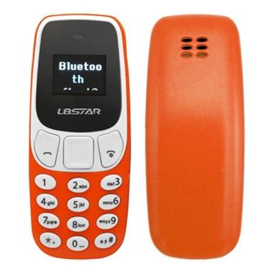 GTStar BM10 Mini mobiele telefoon handen gratis Bluetooth Dialer hoofdtelefoon MP3-muziek Dual SIM Network: 2G(Orange)