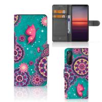 Sony Xperia 5II Hoesje Cirkels en Vlinders - thumbnail