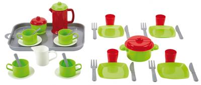 Ecoiffier 100% chef thee en dinerset