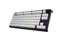 Hator Skyfall Wireless, gaming toetsenbord (Zwart, US lay-out, HATOR Aurum Lemon, 80% (TKL), RGB, Double shot ABS, Hot-swap, 2.4GHz / Bluetooth / USB-C) - thumbnail