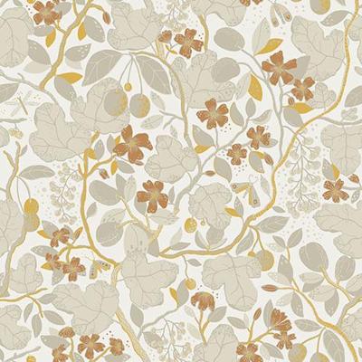 Dutch Wallcoverings Lina II - Ewald Grey - Grijs
