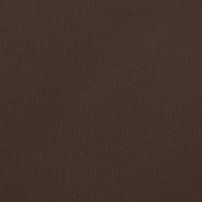 Zonnescherm driehoekig 4x5x5 m oxford stof bruin