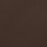 VidaXL Zonnescherm driehoekig 4x5x5 m oxford stof bruin - thumbnail