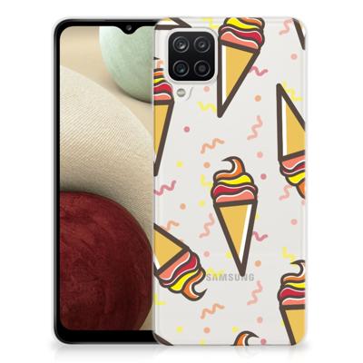 Samsung Galaxy A12 | Siliconen Case | Icecream Samsung Galaxy A12 | Siliconen Case | Icecream