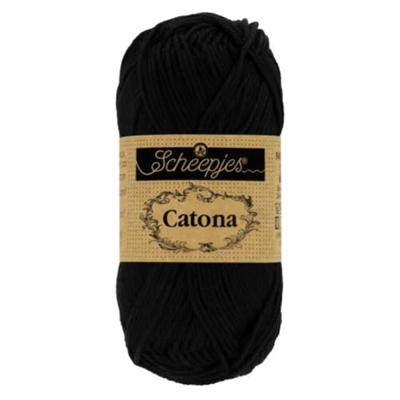 Scheepjes Catona 50g - 110 Jet Black