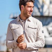 Heren Overshirt Hattem | Zand Melange - thumbnail