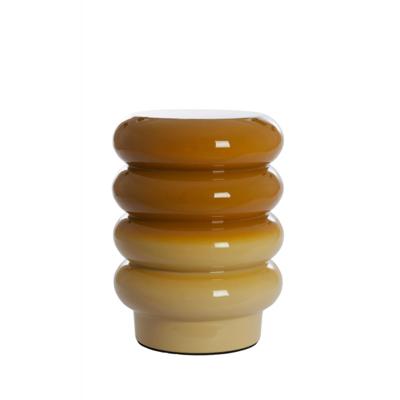 Light & Living Bijzettafel 'Mirogi' Ø30cm, kleur Okergeel