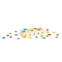 Bigjigs houten sorteerbox, 27dlg. - thumbnail