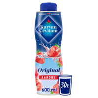 Siroop karvan cevitam aardbei 600ml - thumbnail
