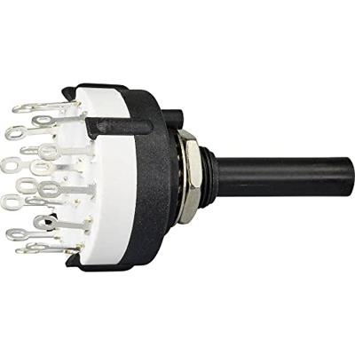 TRU COMPONENTS TC-9415604 SR26A4-4-3-R-29 Draaischakelaar 250 V 150 mA 12 x 30 ° 1 stuk(s)