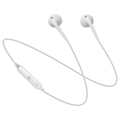 S6 Sport Wireless Bluetooth Earphone for iPhone / Xiaomi / Huawei with Mic(WHITE)