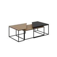 Calicosy - Salontafel TITAN- 110|96 cm - Zwart - thumbnail