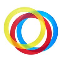 Eureka Jongleer ringen, 3st. - thumbnail